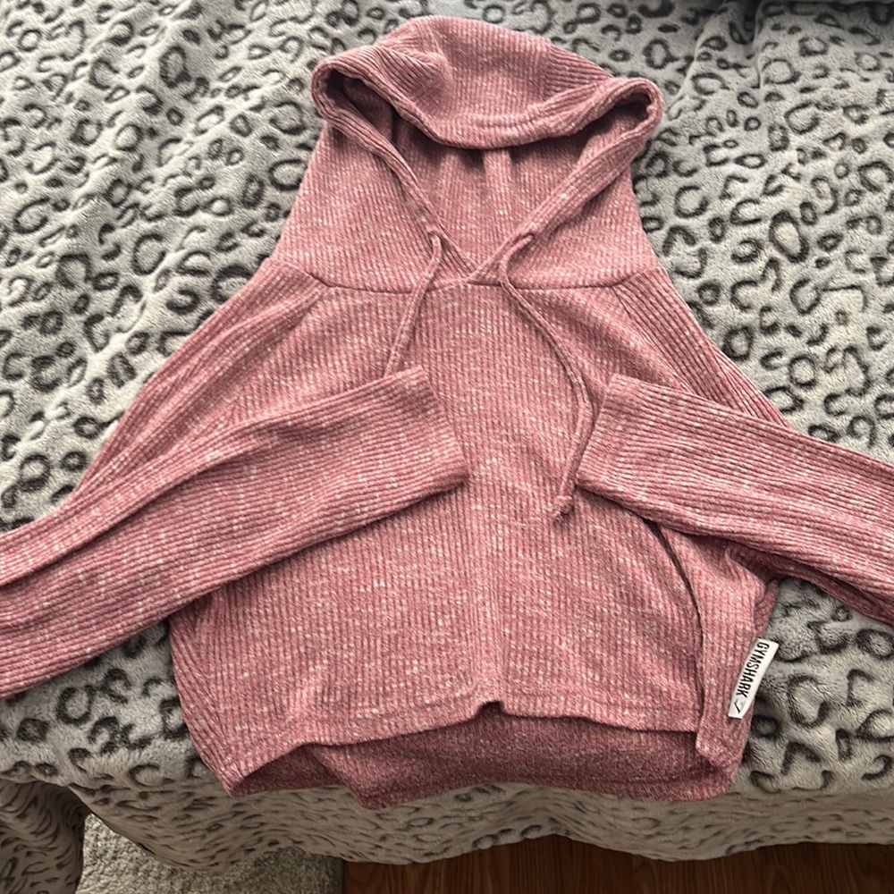 Gymshark cropped lounge hoodie